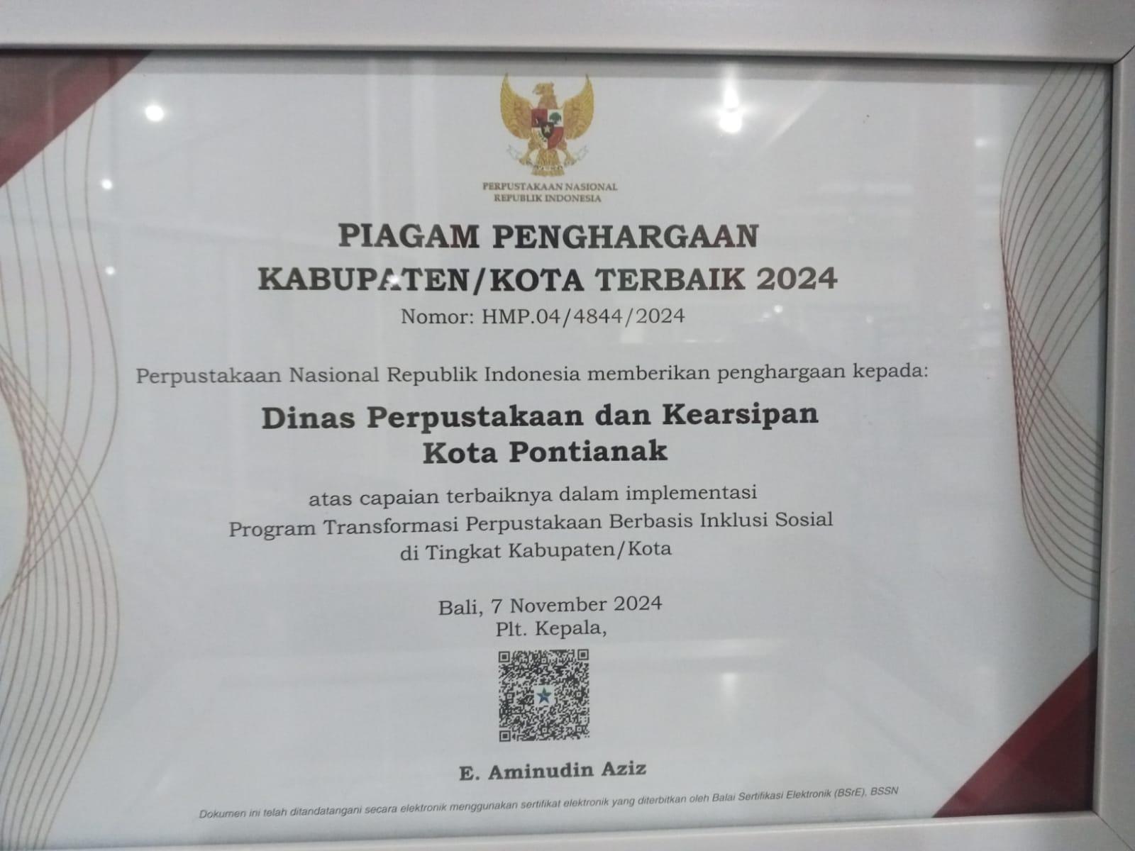 Kabkota terbaik 2024 TPBIS