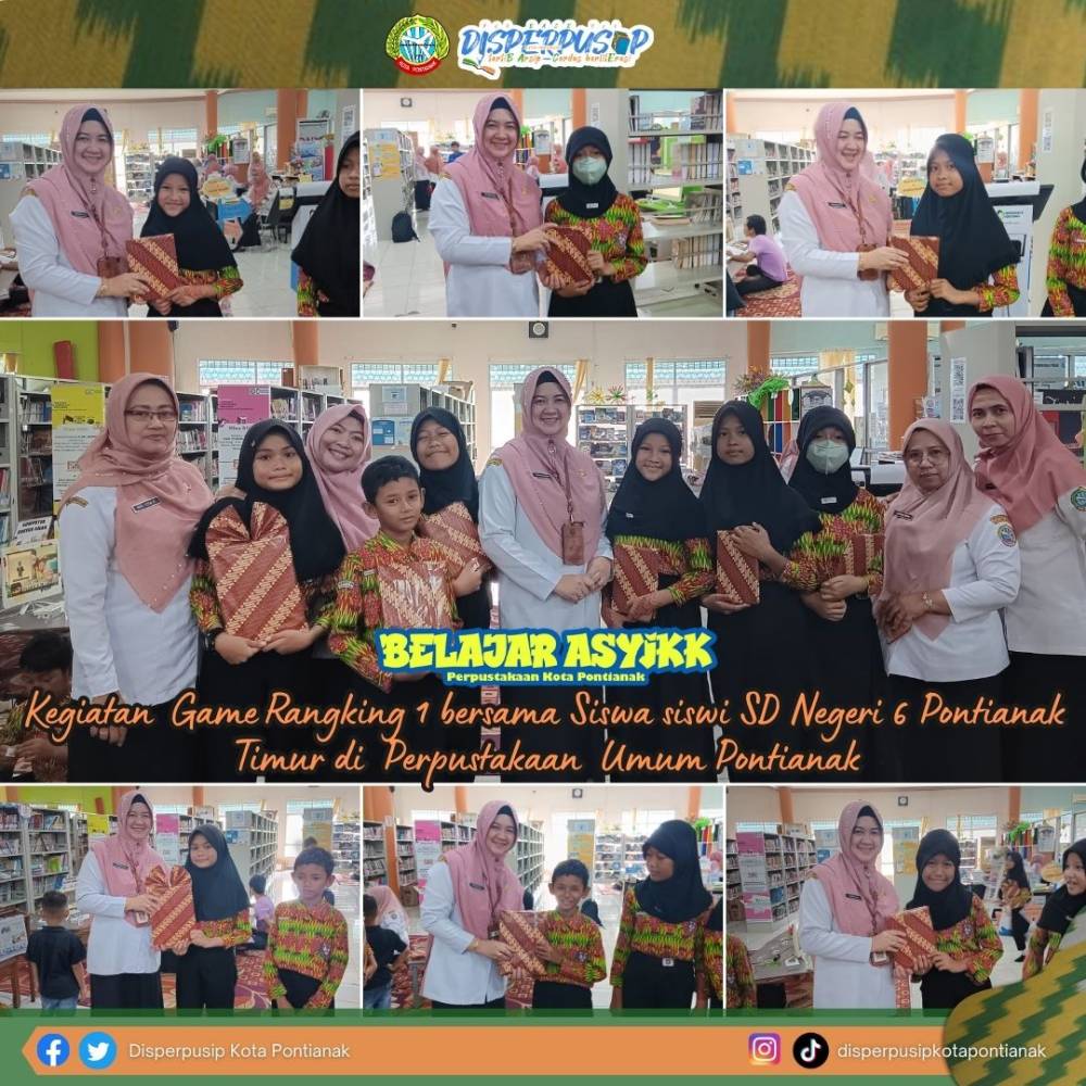 Informasi Kegiatan Game Ranking 1 Bersama Siswa Siswi Sd Negeri 06